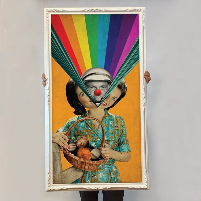 THE GOOD ASTRONAUT - White Frame 75x135cm