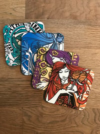 Image 4 of INKIE ‘Ink Nouveau’ coasters