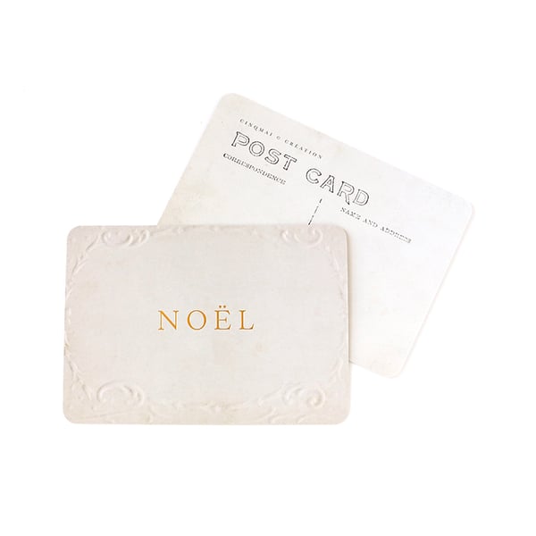 Image of Carte Postale NOËL / DORÉ / OLD PAPER