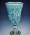 Venetian Goddess Porcelain Goblet
