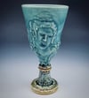 Venetian Goddess Porcelain Goblet