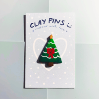 Image 3 of Holiday Clay Pins