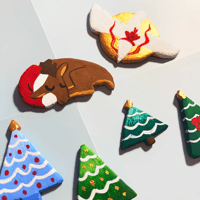 Image 2 of Holiday Clay Pins