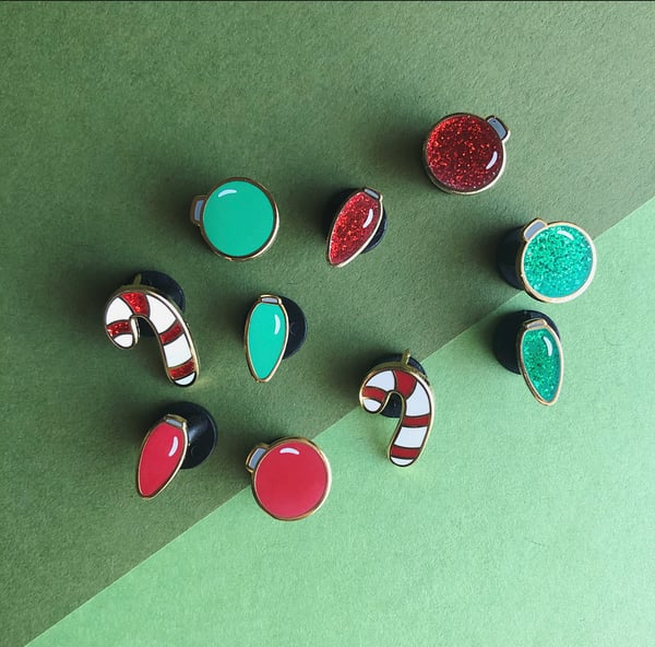 Image of Mini Holiday Pin Set