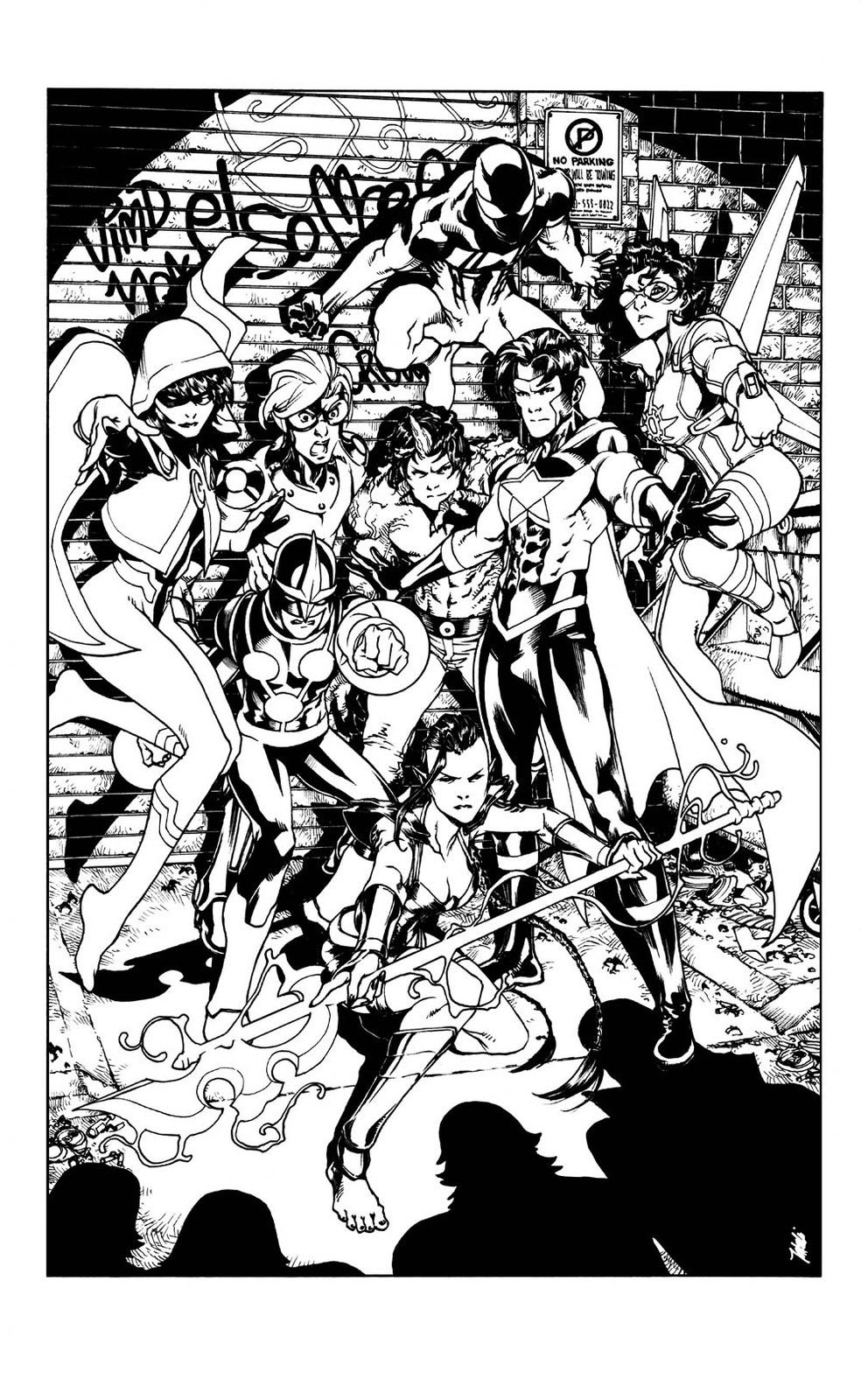 Image of New Warriors #5 cover