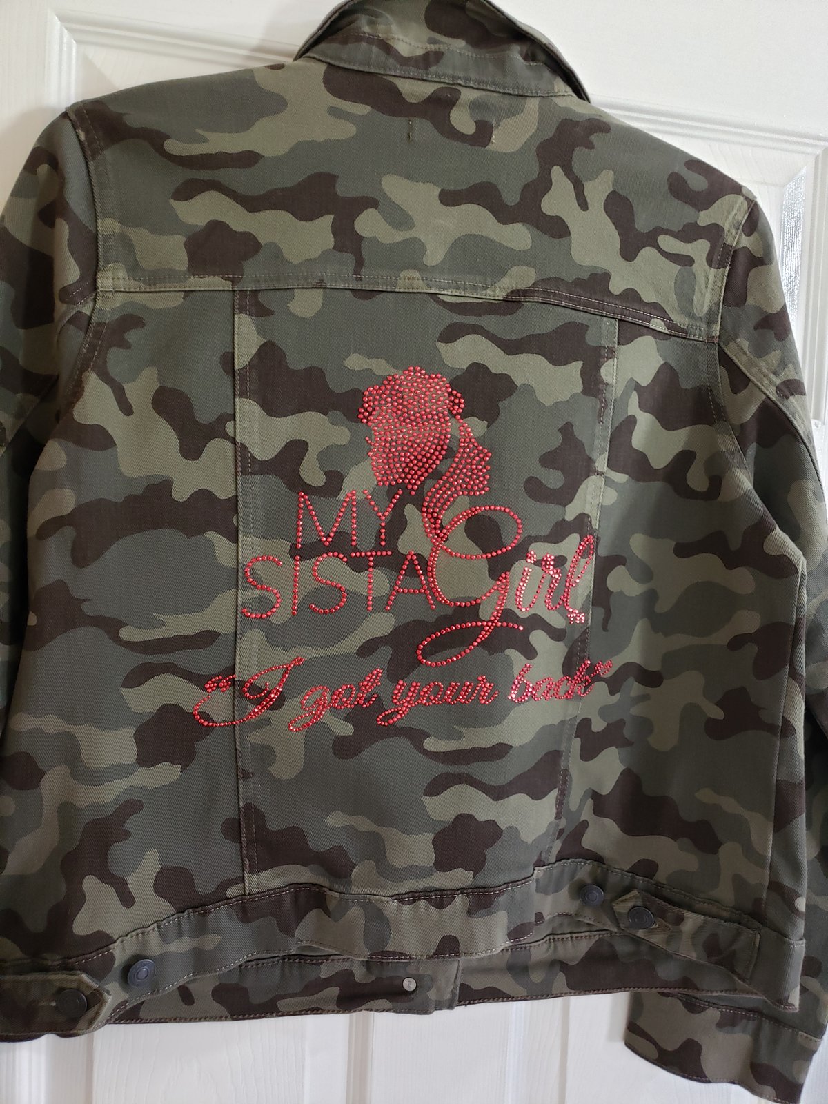 Ladies camo hotsell denim jacket