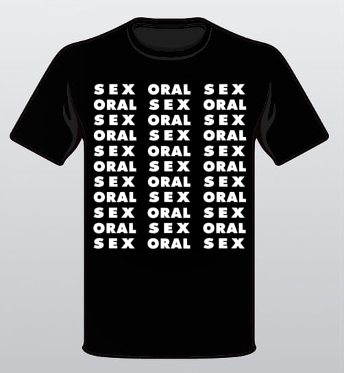 Image of ORAL - ORAL SEX T-Shirt Glow In The Dark (PRE-ORDER)