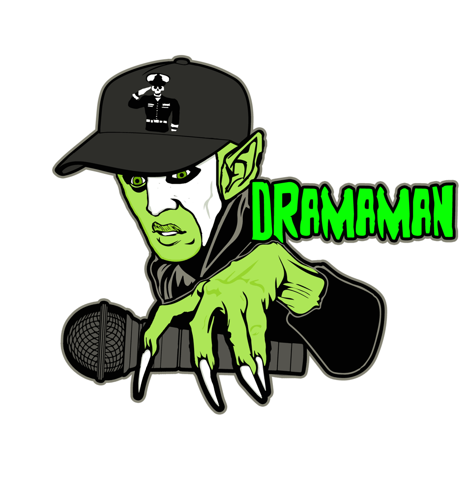 Image of DramaMan- Nosferatu sticker desgin