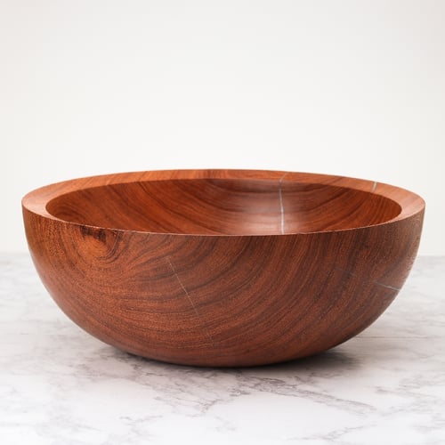 Image of Mesquite Bowl with Turquoise & Copper