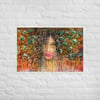 The Girl with the Honey Brown Eyes (Photo paper poster)