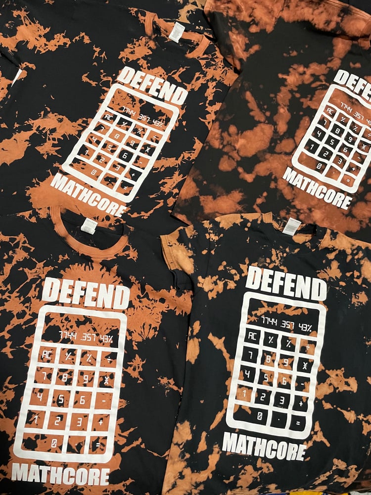 Image of Tie dye DEFEND MATHCORE t-shirt