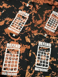 Image 1 of Tie dye DEFEND MATHCORE t-shirt