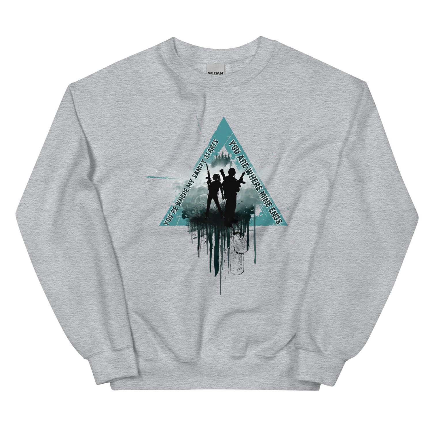 Image of Officially licensed leave me behind sanity ends Unisex Sweatshirt