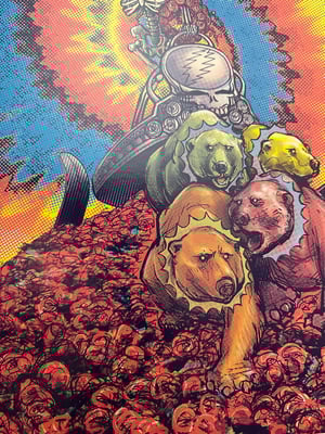 TOUCH OF GREY WARRIOR art print