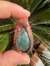 Image 1 of Moss agate with copper