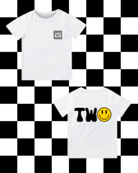 Image 3 of T-SHIRT: Smiley 2nd Birthday