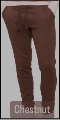 Image 3 of Last of CHESTNUT BROWN Joggers (Unisex) *Your choice of design