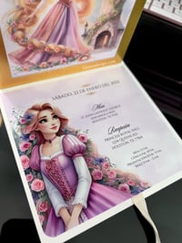 Image 4 of Rapunzel Inspired Invitations