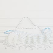Image of "Mountain" embroidered illustration