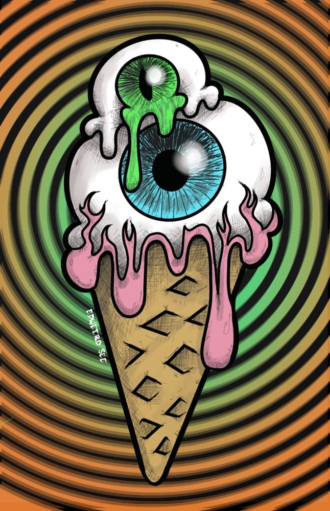 Image of Eye Scream Print
