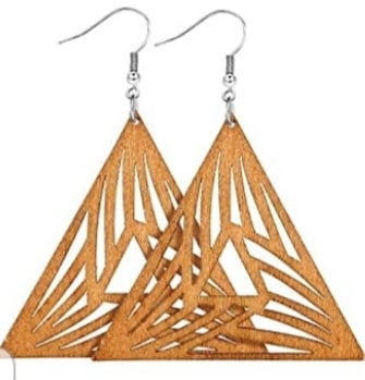 Image of  Wooded Style  Earrings 