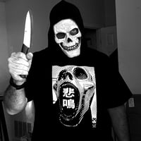Image 2 of HIMEI 悲鳴 ("Scream") Japanese Horror Mask shirt
