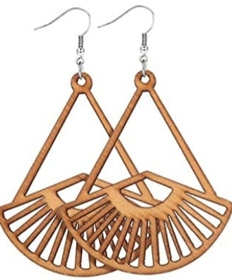 Image of  Wooded Style  Earrings 