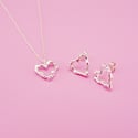 Mini Melted Heart Pendant