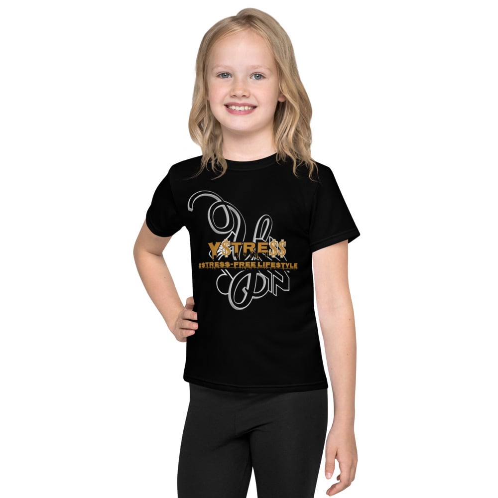 Image of YStress Exclusive Bronze and Black Kids T-Shirt (boys and girls) 
