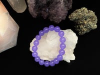 Image 3 of Ruby Lavender Quartz Healing Bracelet 10mm