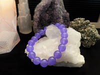 Image 1 of Ruby Lavender Quartz Healing Bracelet 10mm