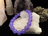 Image 4 of Ruby Lavender Quartz Healing Bracelet 10mm