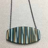 Image 1 of modernist stripe pendant