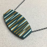 Image 2 of modernist stripe pendant