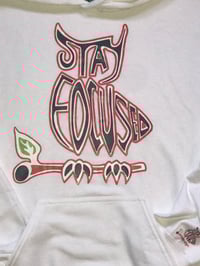 Image 2 of Stay Focused Hoody White