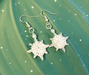 Frosted Snowflake Earrings