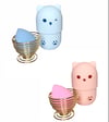 Makeup Sponge Travel case and Stand Set 