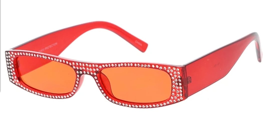 Image of Rectangular Rhinestone Frame