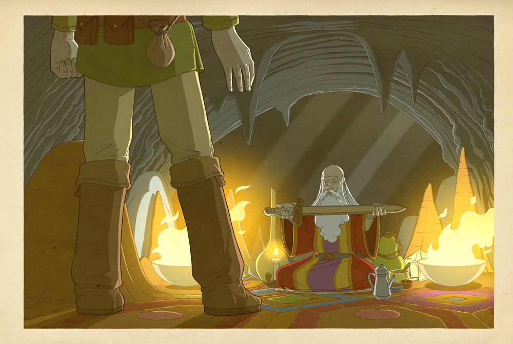 Image of The Legend of Zelda - The Cave Sage
