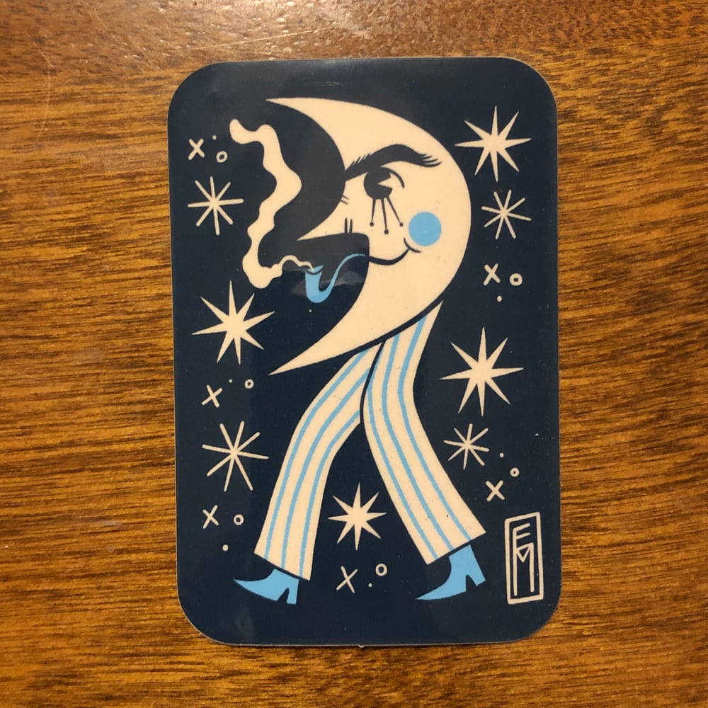 Image of Moon Man sticker
