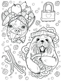 Image 3 of Snaggle Tooth Coloring Book