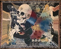 Image 1 of 'Acid Beach 1' woven blanket PREORDER