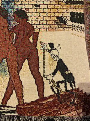 Image of 'Acid Beach 2' woven blanket PREORDER