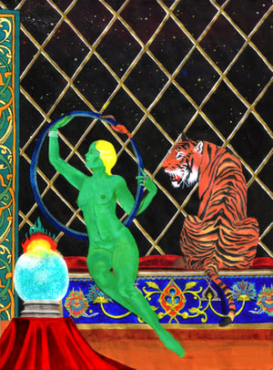 Image of 'Ouroboros' woven blanket