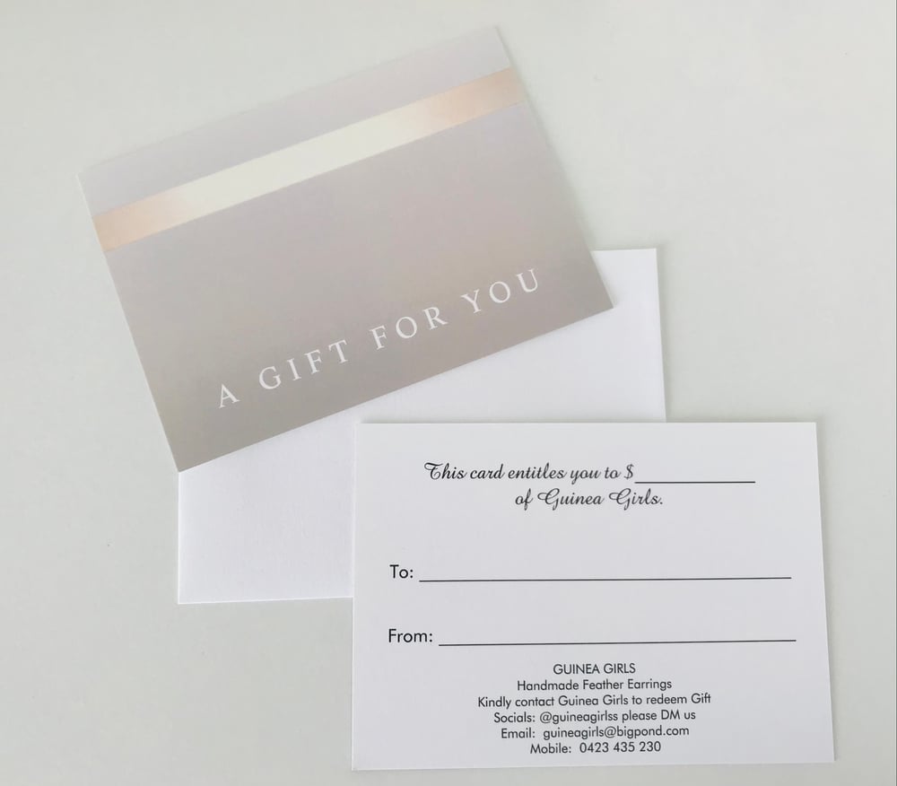 Image of GIFT CARDS STARTING AT $20
