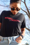 BLKXWELLTHY TEE (BLACK + RED) 