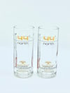 44° North Nectarine Vodka Highball Glasses 