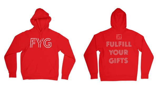 Image of Fulfill Your Gifts Hoodie (Red)