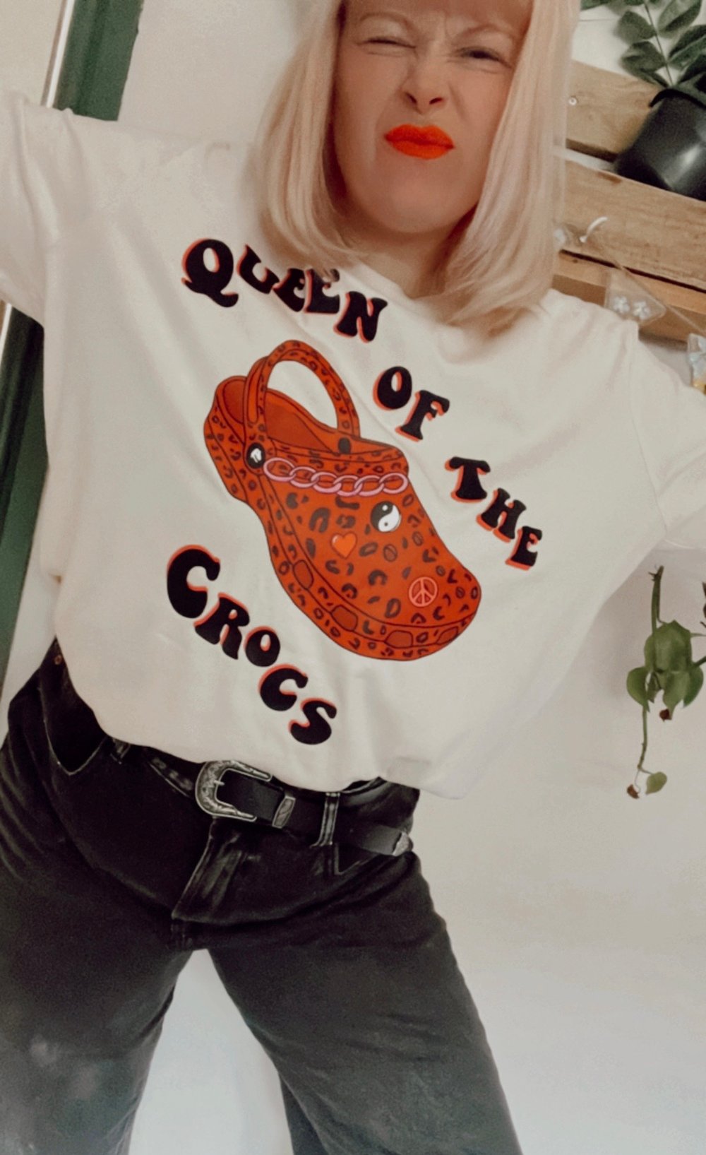 Image of Queen Of The Crocs Tee/jumper