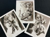 "Sophie Gets Caught" Reproduction Print Set